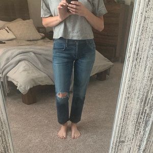 Citizens of Humanity boyfriend jeans. NEVER WORN
